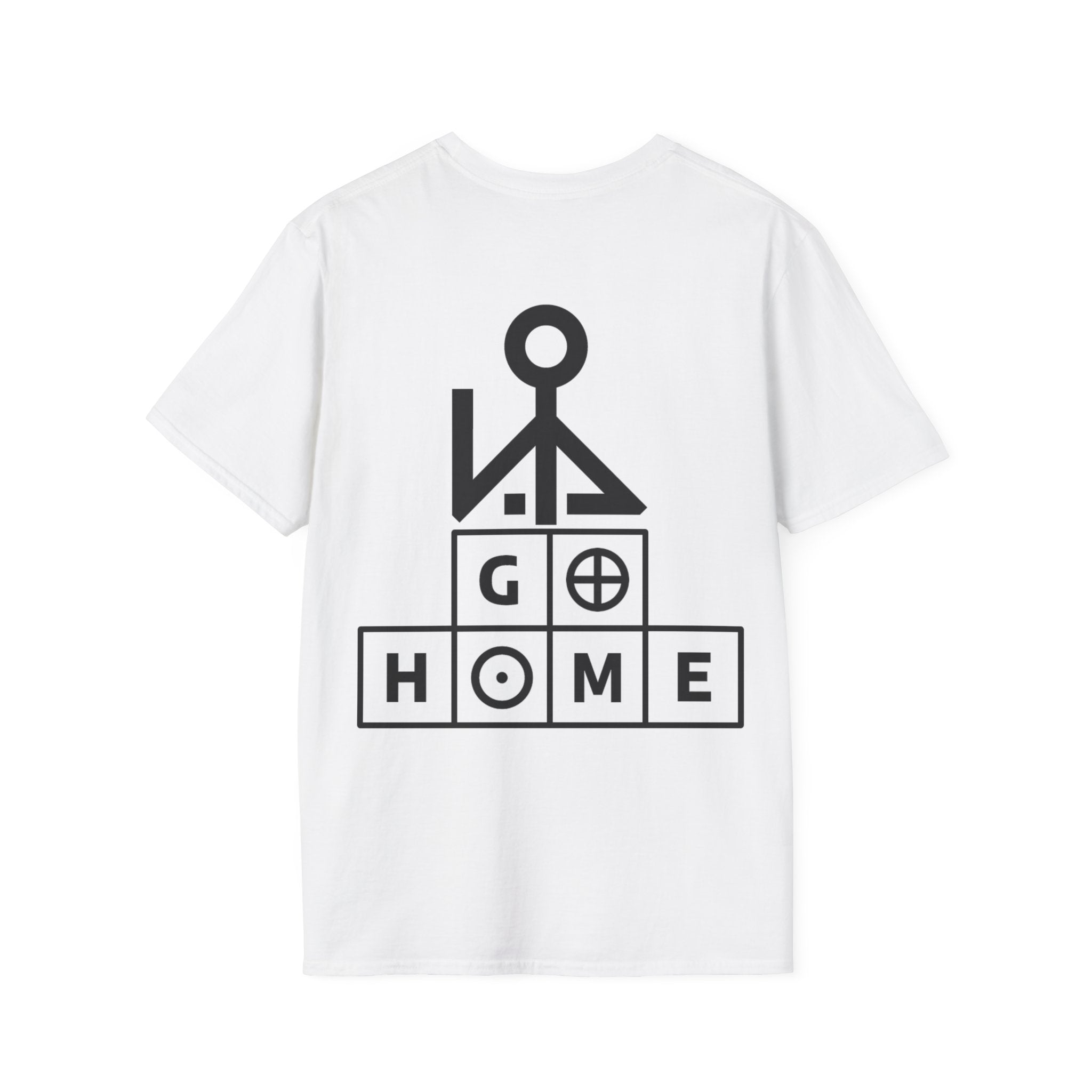 "Song Lines", Brutalist Rap Magazine Art T-Shirt — Islamic Tiling & Adinkra Symbols