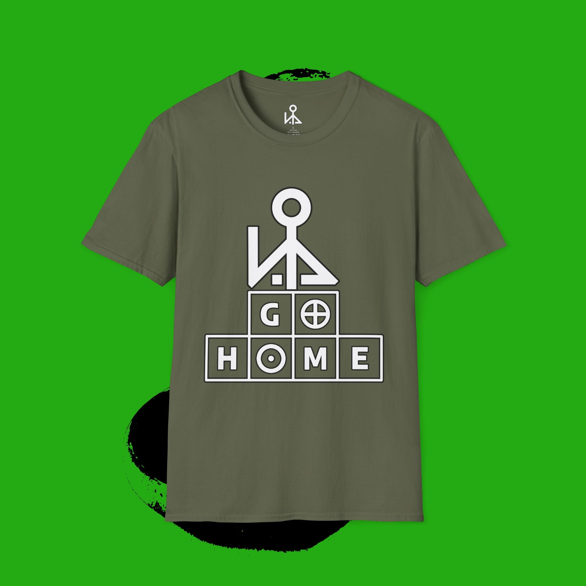 "GO HOME" (alt) - GRAPHIC T-SHIRT