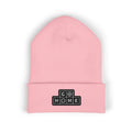 "Go Home!" Cuffed Beanie — Black & White Streetwear