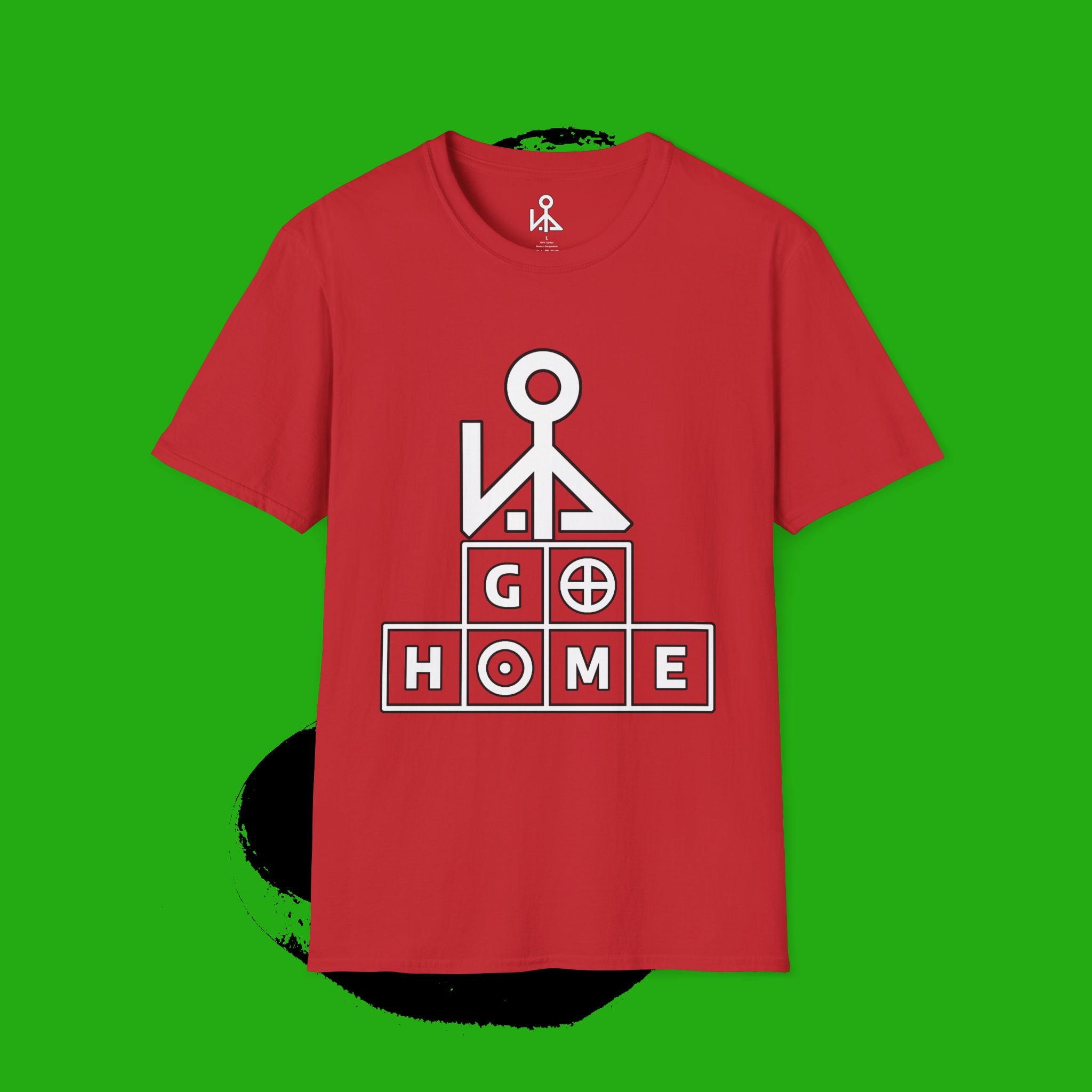"GO HOME" (alt) - GRAPHIC T-SHIRT